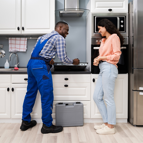 can you provide an estimate for cooktop repair before beginning any work in Randall